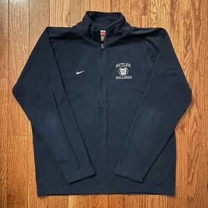 Butler Bulldogs Nike Team Vintage 1/2 Zip Size Large